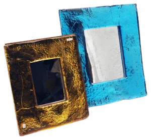 Murano Glass Frames by Livio Seguso, 1970s, Set of 2