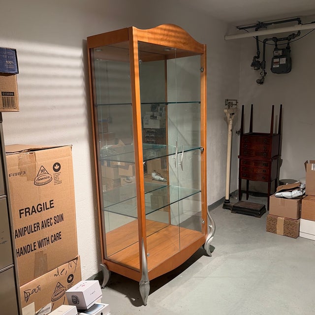 1990s Attributed Ello Italian Modern Vitrine For Sale In New York - Image 6 of 7