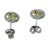 2010s Diamond Sapphire Earrings 14k Gold Stud 1.74 TCW Certified For Sale - Image 5 of 8
