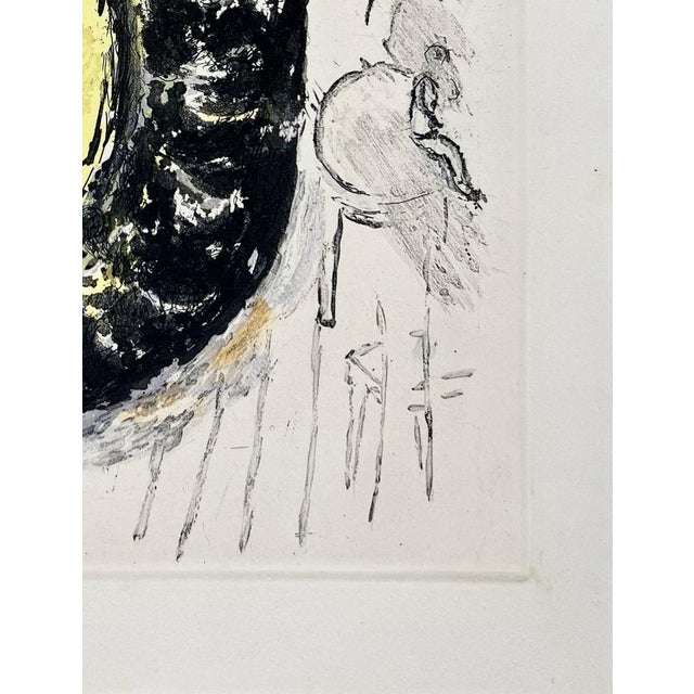 Marc Chagall, De Mauvais Sujets: Planche II, 1958, Aquatint Etching, Framed For Sale - Image 3 of 7