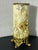 Late 19th Century Fine Antique c.f. Monroe Wave Crest "Opal Ware" Hand-Painted Cylinder Vase in Ornate Gilt Ormolu Mount For Sale - Image 5 of 7
