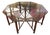 Fantastic McGuire Glass and Bamboo Octagonal Dining Table For Sale