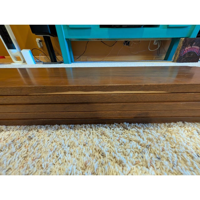 1960s Mid Century High Teak Wall Unit Shelving Attributed to Poul Cadovius For Sale - Image 13 of 14