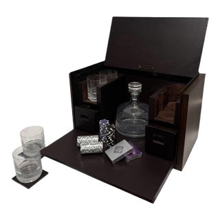 Ralph Lauren Brabham Vice Box Cocktail Poker Set - 16 Pieces For Sale