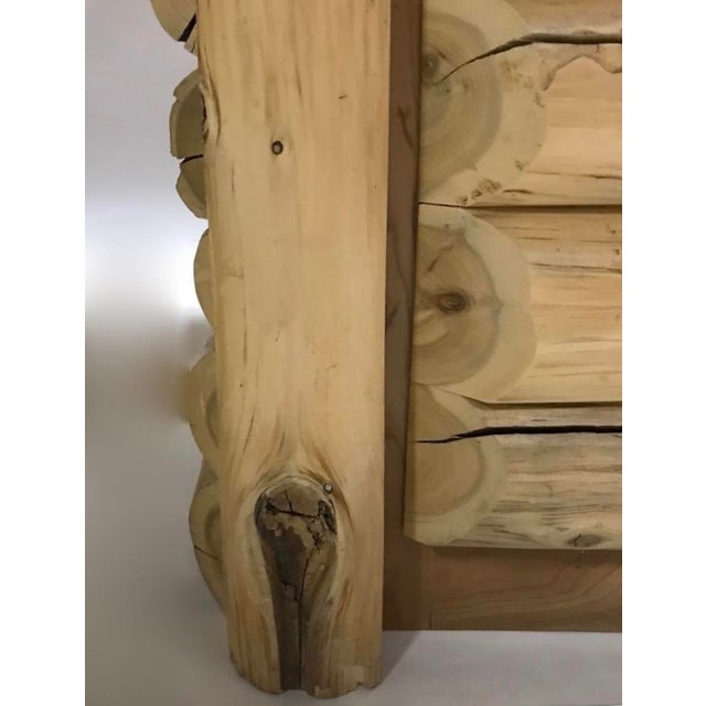 Wood Pair of Aspen Rustic Nightstands For Sale - Image 7 of 8
