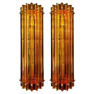 Mid-Century Italian Wall Sconces, 1990s, Set of 3 For Sale