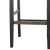 Tufted Barstool in Taupe & Grey & Black For Sale - Image 4 of 6