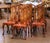 Baroque 19th C. Dutch Baroque Walnut Inlaid Dining Chairs With Leather Seats, Set of 10 For Sale - Image 3 of 12