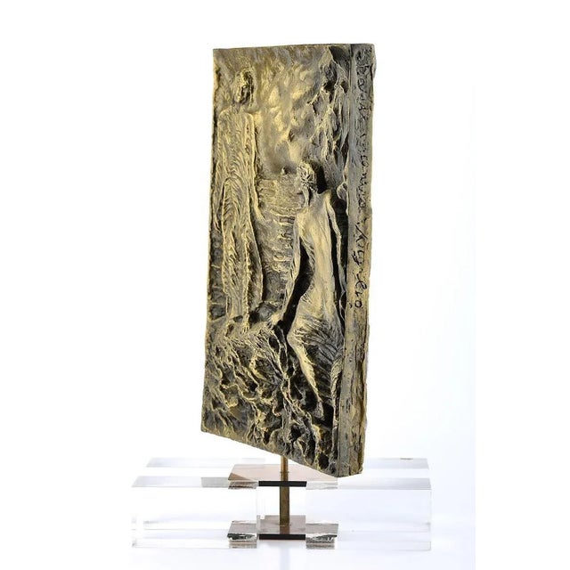 Dante meets Virgil - Sculpture is a rare and magnificent artwork realized by the renowned sculptor Pericle Fazzini during...