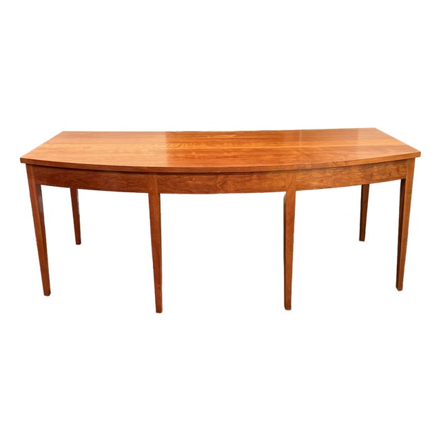 Large Thos. Moser Bow Front Desk For Sale