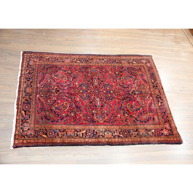 Early 20th Century Persian Lilihan Rug For Sale - Image 12 of 12