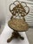 Kessler cast iron ornate boudier vanity pivoting chairs. No markings.