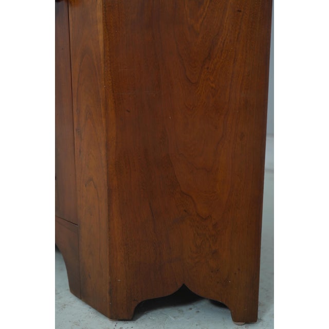 Pair of Stickley Cherry Valley Open Corner Cabinets For Sale - Image 12 of 18