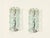 Glass Hand-Chiseled Glass and Chrome Sconces attributed to Cristal Art, Italy, 1970s, Set of 2 For Sale - Image 7 of 11
