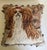Late 20th Century Vintage Needlepoint Fringe Pillow of Shih Tzu Dog For Sale - Image 5 of 8