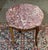 20th Century Louis XV Pedestal Table in Rosewood and Oak with Marble Top For Sale - Image 3 of 10