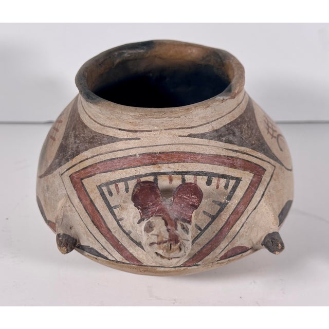 Pre-Columbian Style Zoomorphic Pottery Vessel Effigy for your consideration. The item measures approx. 4 inches tall, 8...