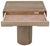 Noir NOIR Langford Side Table in Washed Walnut For Sale - Image 4 of 9