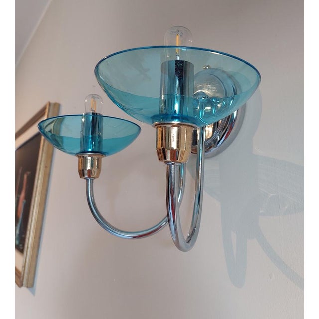 Vintage Wall Lights from Fontana Arte, 1970s, Set of 2 For Sale - Image 6 of 10