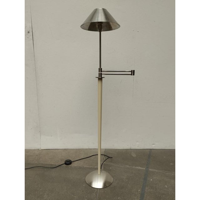 Postmodern Postmodern Floor Lamp with Swivel Arm, 1980s For Sale - Image 3 of 18