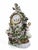 Antique German Porcelain Clock Garniture Set with Candelabra, 1890, Set of 3 For Sale - Image 4 of 15