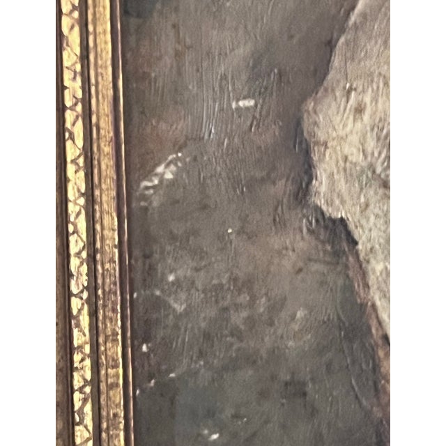 Antique 1895 Victorian Genre Oil Painting by C. L. Furman – Signed & Dated For Sale - Image 9 of 12