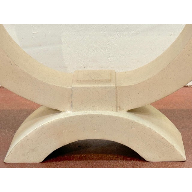 Eclipse Console Table in Plaster, by Paolo Moschino For Sale - Image 4 of 6