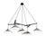 Emily Group of Five Hanging Lamp with Oxidized Shades from Moss Objects For Sale - Image 6 of 6