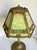 Green Antique Edward Miller E. M. Co. Green & Custard Slag Glass Table Lamp For Sale - Image 8 of 12