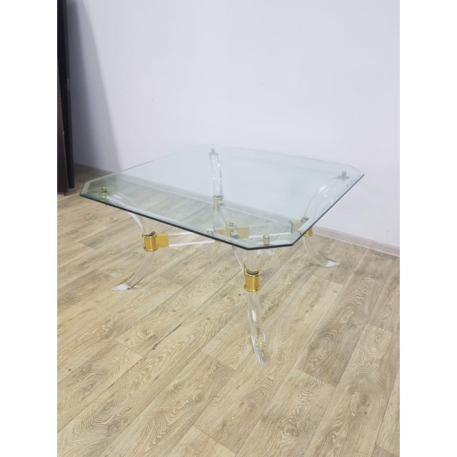 Metal Hollywood Regency Coffee Table, France, 1970s For Sale - Image 7 of 15