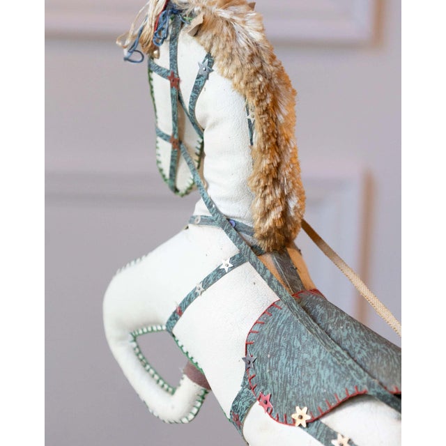 French French Decorative Horse in Moleskin with Saddle and Harness, 20th Century For Sale - Image 3 of 11