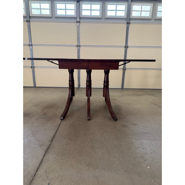 Wood Early 20th Century Duncan Phyfe Style Dining Table For Sale - Image 7 of 9