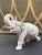 Mid 20th Century White Porcelain Elephant Figurine For Sale - Image 4 of 7