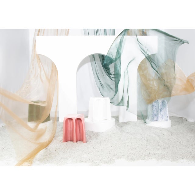 Chouchou Rose Stool by Pulpo For Sale - Image 4 of 6