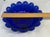 1980’s Mosser Glass Cobalt Blue Footed Centerpiece Fruit Bowl - 8” Wide For Sale - Image 10 of 12