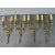 C1900 Antique French Louis XVI Gold Bronze Ribbon, Tassel, Fruit Detailed Wall Sconces Set of 4 For Sale - Image 13 of 18