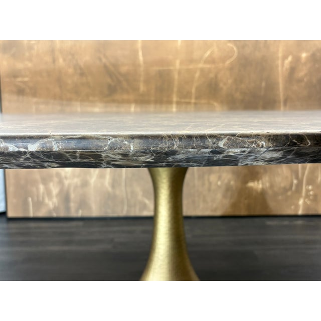Rh Aero Stone Oval Dining Table — 96" For Sale - Image 13 of 18