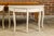 Wood Swedish 19th Century Painted Demilune Tables with Cabriole Legs, a Pair For Sale - Image 7 of 12