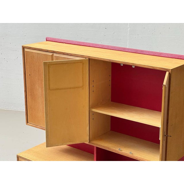 Beige Living Room Wall Unit from Corta Multiform, Switzerland, 1950s For Sale - Image 8 of 18