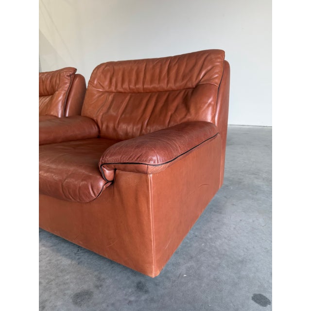 De Sede Attrb Ds-66 Lounge Chair, a Pair. Switzerland c.1970’s For Sale - Image 10 of 12