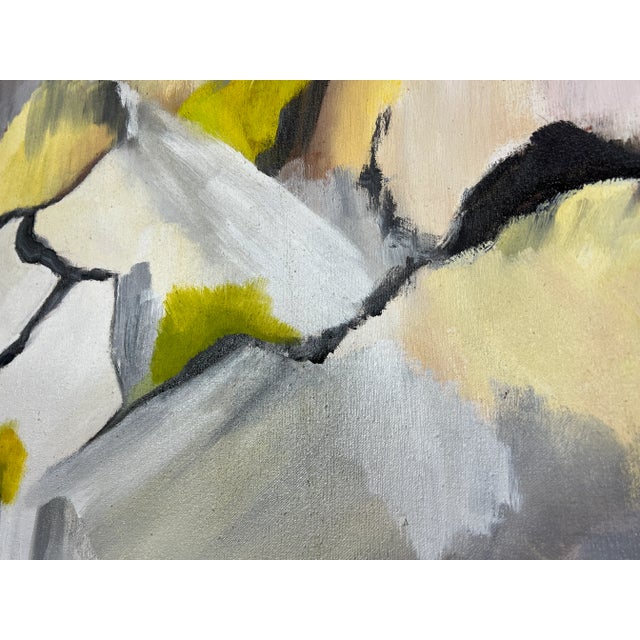 1970's Abstract Painting by Carol Moss Wilson For Sale In Dallas - Image 6 of 12