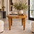 Striking vintage American Modern burl wood center table, dating to the 1970s, featuring a richly figured book-matched burl...