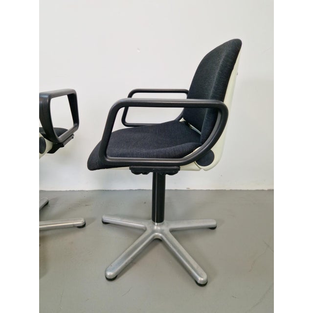 Vintage Space Age Office 232 Chairs by Wilhelm Ritz for Wilkhahn, 1970s, Set of 4 For Sale - Image 14 of 16