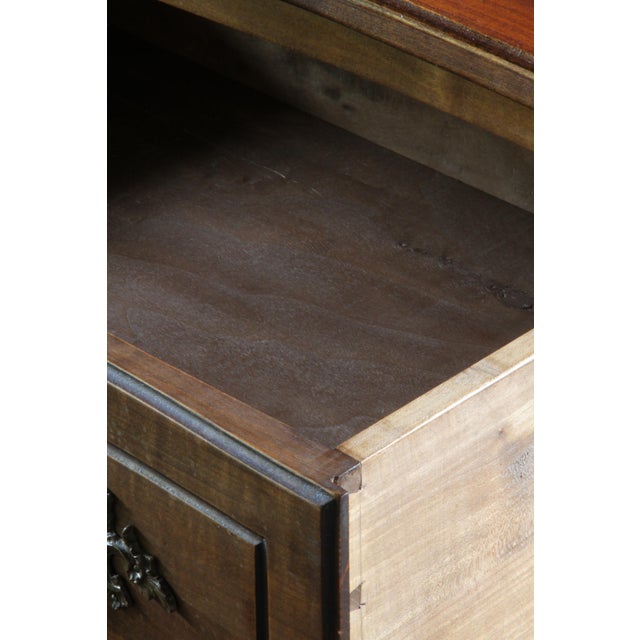 Vintage 18th Century French Provençal Louis XVI Walnut Commode For Sale - Image 4 of 16