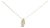 14k Yellow Gold 1 1/3 Cttw Princess and Baguette-cut Diamond Double Curved Pendant Necklace (H-I Color ,VS1-VS2 Clarity) - NO CHAIN INCLUDED For Sale