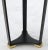 Brass and Round Black Granite Top Tri Legged Pedestal End Side Table For Sale - Image 6 of 11