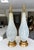 1950s Large Murano Opalescent Blue Gold Inclusions Table Lamps - a Pair For Sale - Image 11 of 18