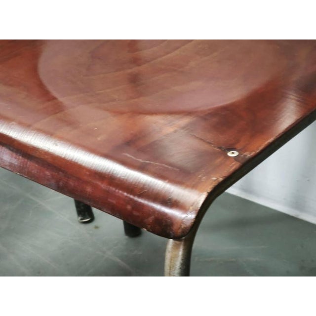 Dutch Industrial Plywood 106 Chairs from Gispen, 1960s, Set of 6 For Sale - Image 14 of 18