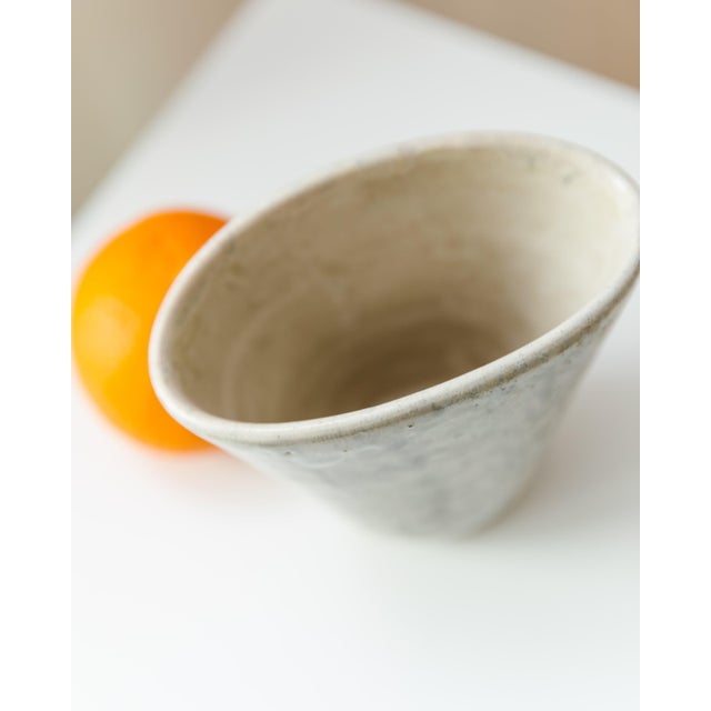 Exciting vintage vase by Gerhard Meisel for his ceramic workshop in Stahnsdorf. The organic form indicates that the vase...