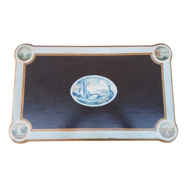 Painted Lacquered Coffee Table, 1970s For Sale